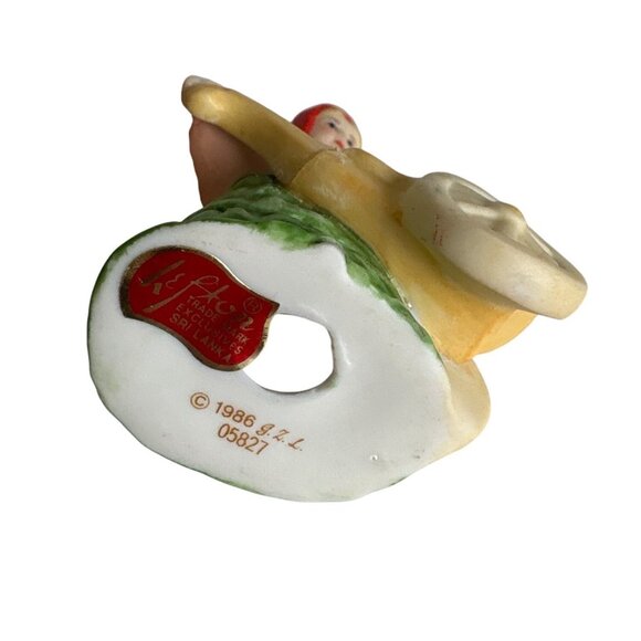 VTG 1986 Geo Z Lefton Mrs. Eberhardts Grandmother Carriage & Baby 05827 - Picture 6 of 6